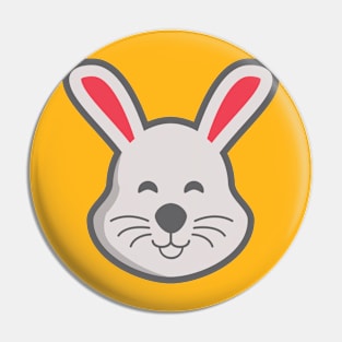 Happy Bunny Pin