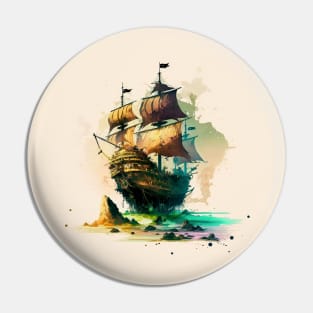 Pirate Ship - the goonies Pin
