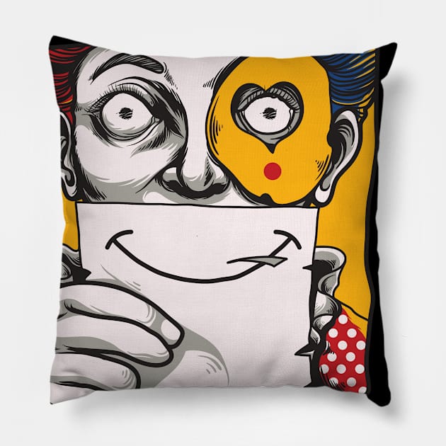 SHOW IN REALITA Pillow by driedsnot