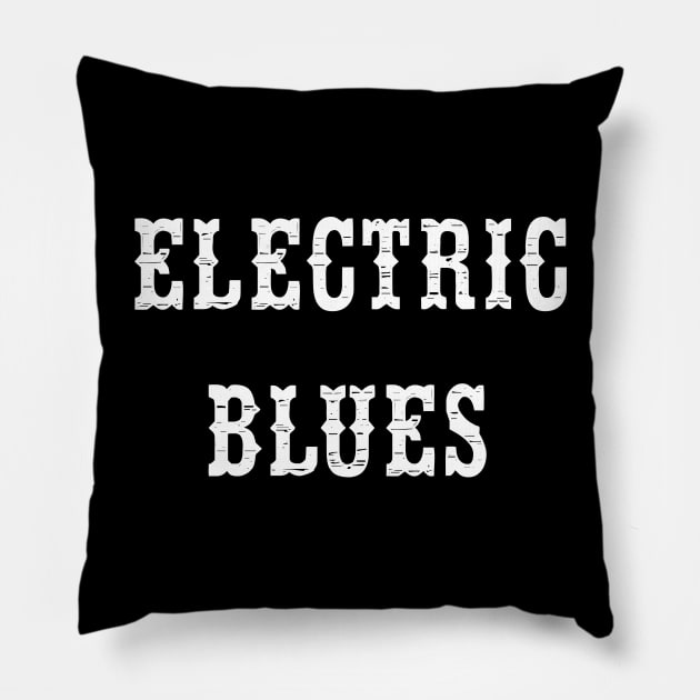 Electric blues Pillow by KubikoBakhar