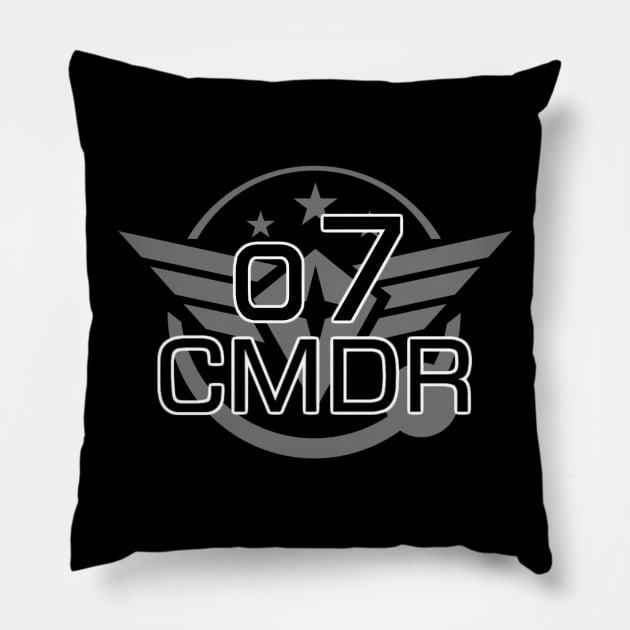 o7 CMDR - Hudson Pillow by Space Cadet Central