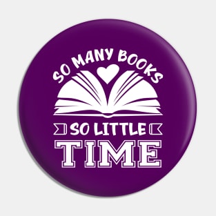 So many books, so little time Pin