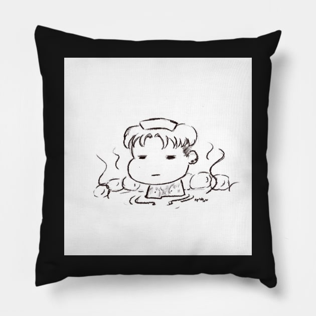 Sauna kyo Pillow by Ryuzato