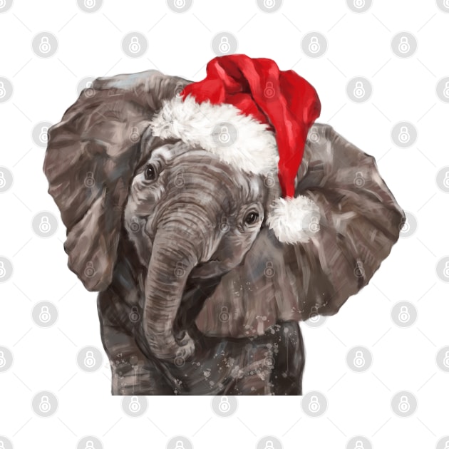 Christmas Baby Elephant by bignosework