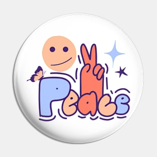 Peace! Pin