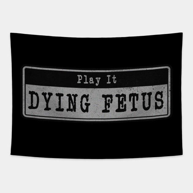 Dying Fetus // Vintage Fanart Tribute Tapestry by j.adevelyn