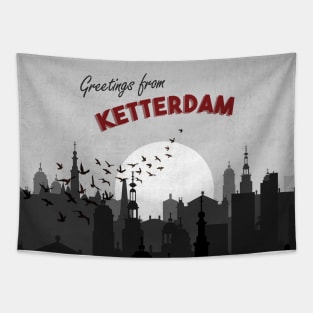 Ketterdam Vintage Greeting Card (Six of Crows) Tapestry