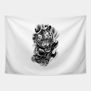 SAVAGE TIGER Tapestry