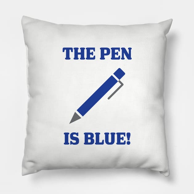 The Pen Is Blue - Liar Liar Pillow by The90sMall