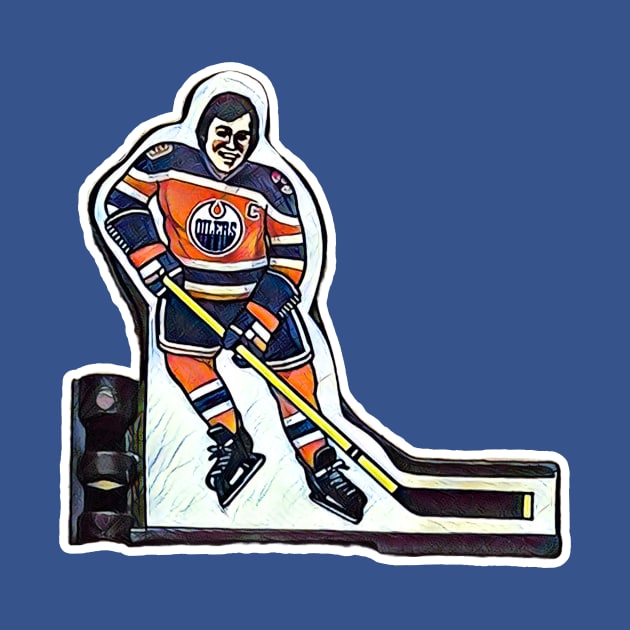 Coleco Table Hockey Players - Edmonton Oilers by mafmove