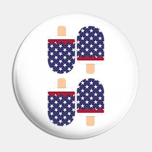 4th Of July Popsicles Pin