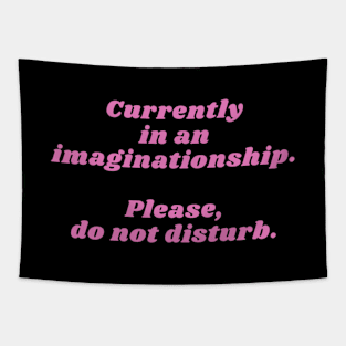 Currently In An Imaginationship Please Do Not Disturb Tapestry