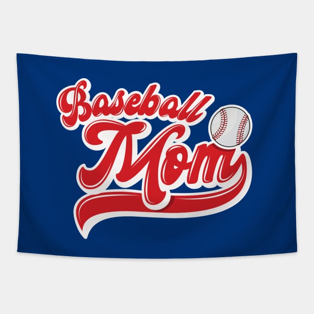 Baseball Mom Tapestry by Hixon House