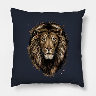 Imposing Lion Pillow