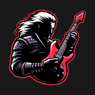 Guitar Hero Solo - Monster Slayer - Dark Fantasy T-Shirt