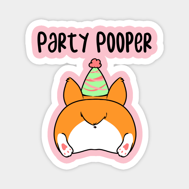 Party Pooper Magnet by IlanB