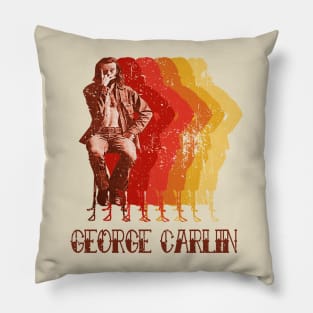 George Carlin Retro Pillow