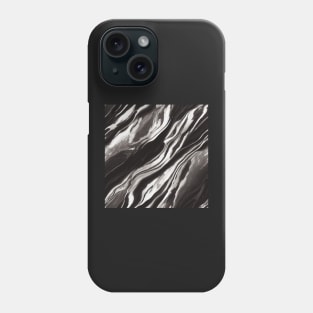 Luxurious Black Marble Stone, model 10 Phone Case