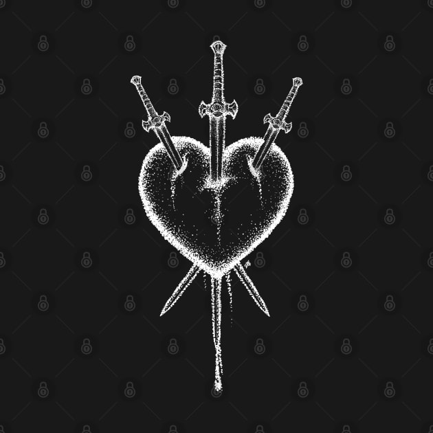 3 of swords Design by Juliet & Gin