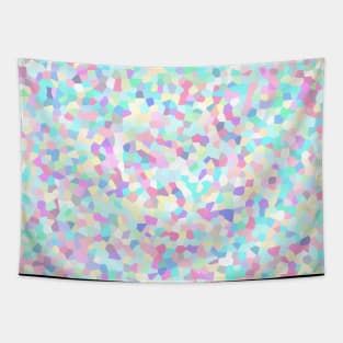 Triangle of Soft Diamond Pastel Colors Tapestry