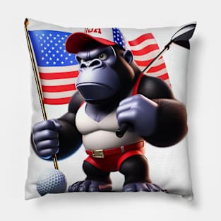 Grumpy Gorilla #23 Pillow