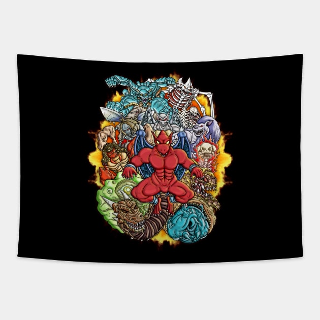 Firebrand Adventures Tapestry by WarioPunk