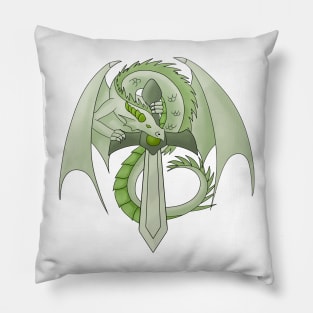 Peridot Sword Dragon Pillow