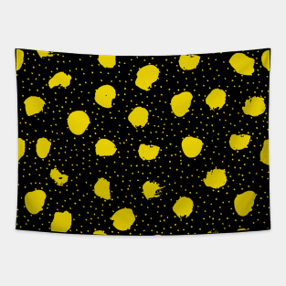 yellow dots Tapestry