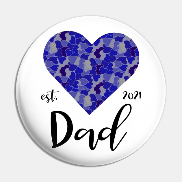 New dad in 2021 blue camo hart Pin by Anines Atelier