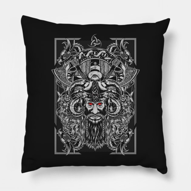 Viking Pillow by SakhaArt