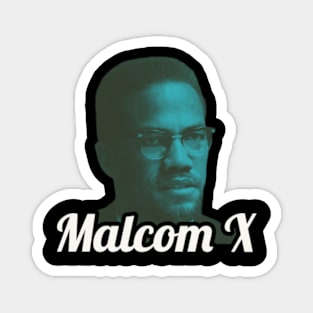 Retro Malcom X Magnet