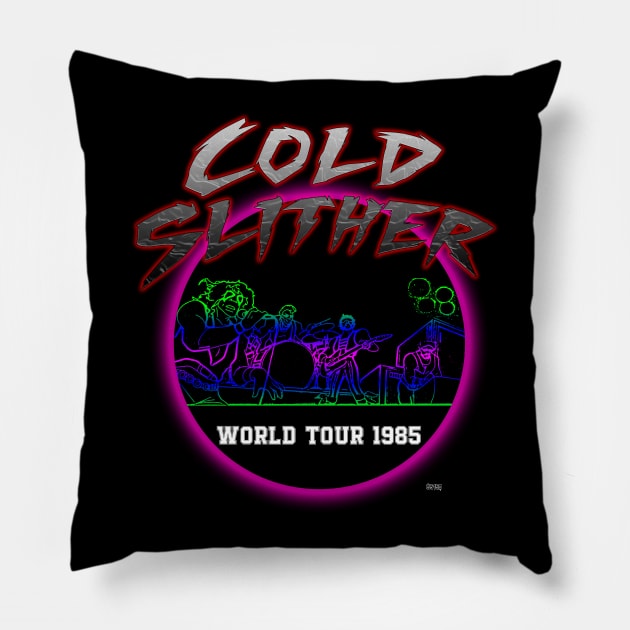 Cold Slither Pillow by E5150Designs