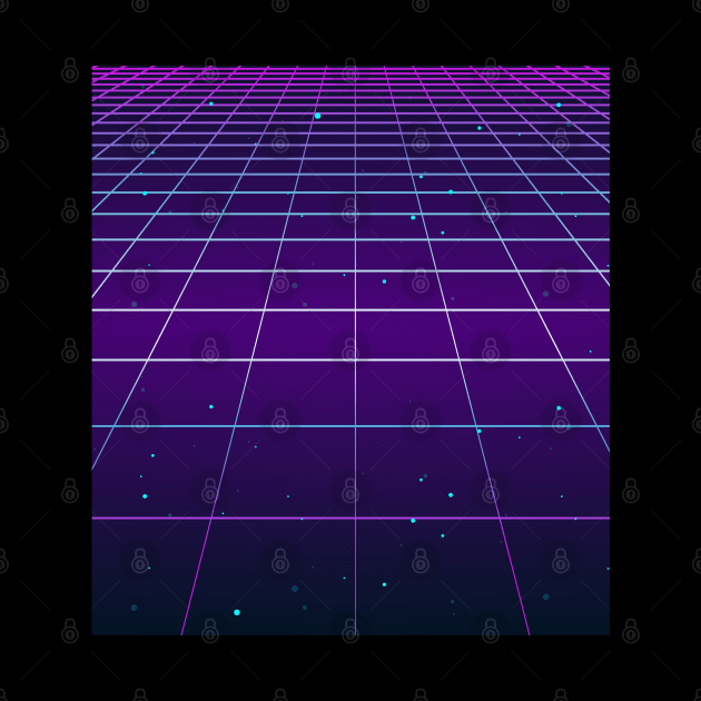 Minimalist Cyberpunk Pantone Grid Lines by edmproject