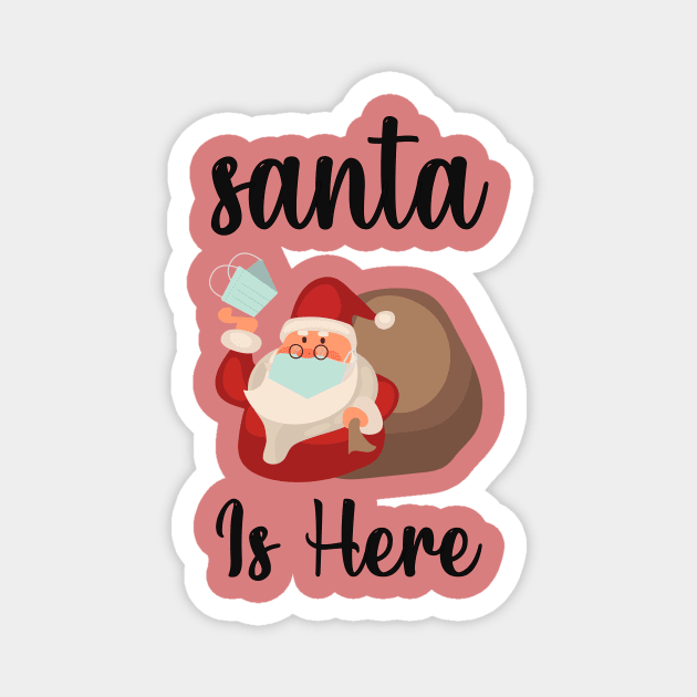 Santa is here, Christmas Vacation quotes,Christmas Time is Here Magnet by AYN Store 