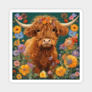 Baby Highland Cow Magnet