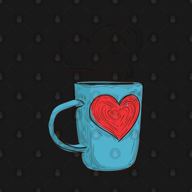 Love Coffe cup by Islanr