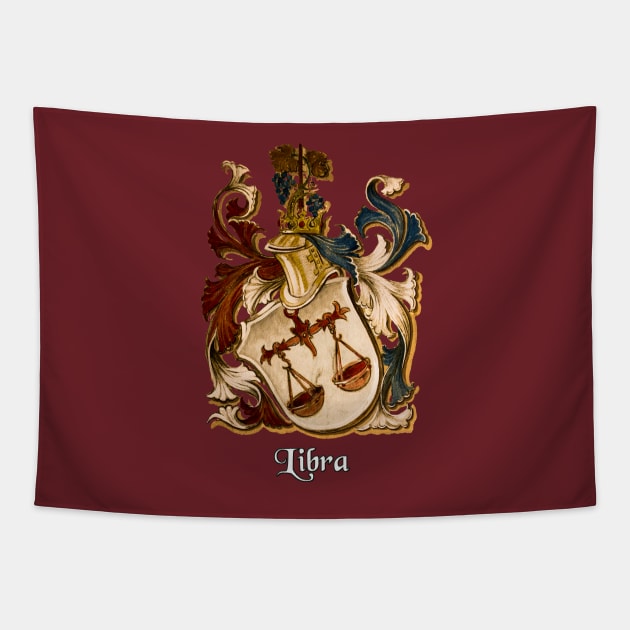 Libra Coat-of Arms Tapestry by D_AUGUST_ART_53