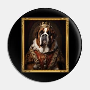 Majestic St. Bernard - Medieval Swiss Queen (Framed) Pin