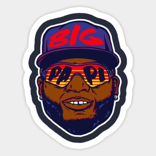 Boston Red David Ortiz Big Papi Jersey Tee Men Sticker for Sale by  ClaireQiana