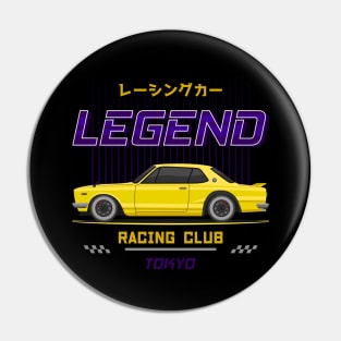 Tuner Yellow Hakosuka JDM Pin