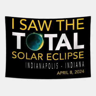 I saw the total eclipse at Indianapolis Indiana Tapestry