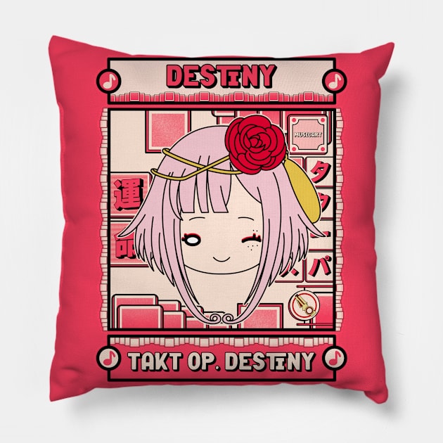 Destiny - Takt Op. Destiny Pillow by InalZ