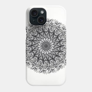 Flower Mandala Circle Design Phone Case