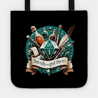 Dungeons and Dragons - Bad Rolls Make Great Stories Tote