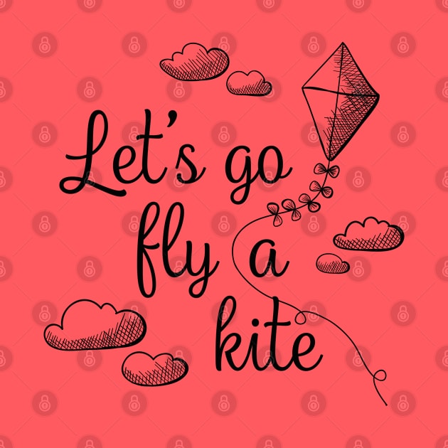 Let's Go Fly A Kite - A practically perfect fan design by KellyDesignCompany