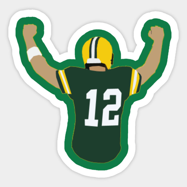 Aaron Rodgers Green Bay Packers Nfl Sticker Teepublic Au