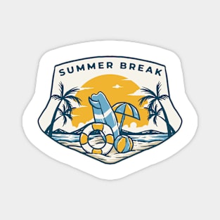 Summer Break - Holiday Magnet