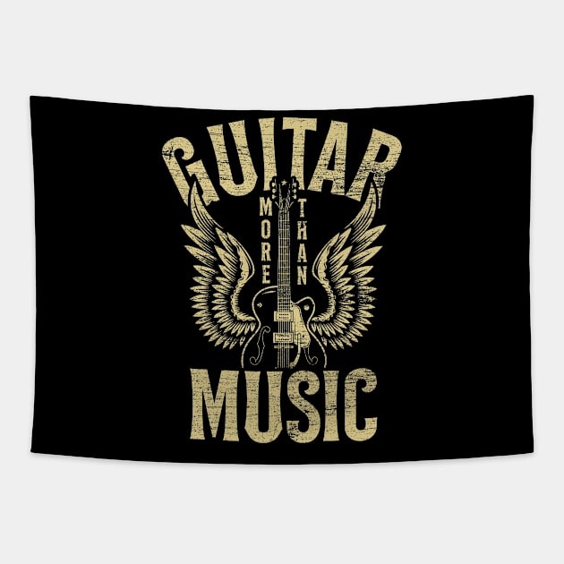 Guitar Music Tapestry by shirtsyoulike