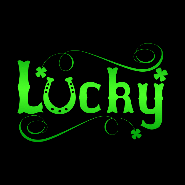 Lucky irish T Shirt Ireland Paddys Day Gift by biNutz