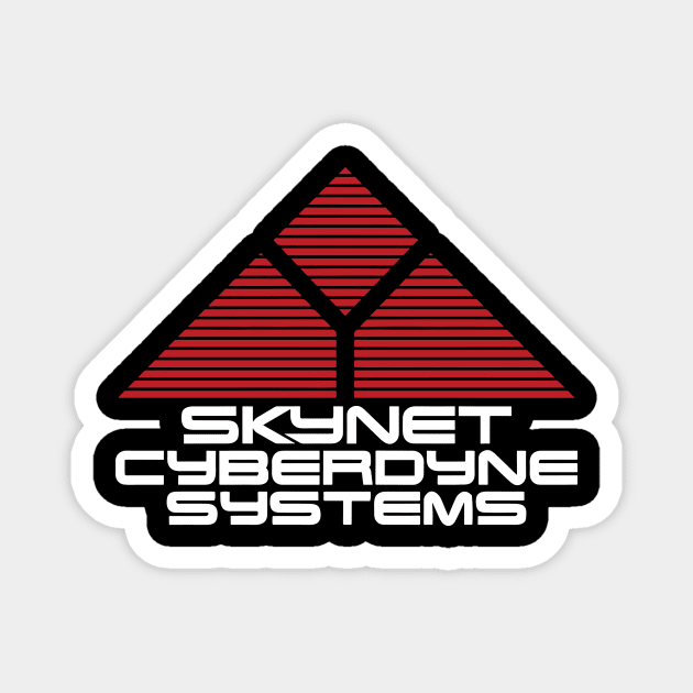 SKYNET Cyberdyne Systems Vintage Magnet by themodestworm